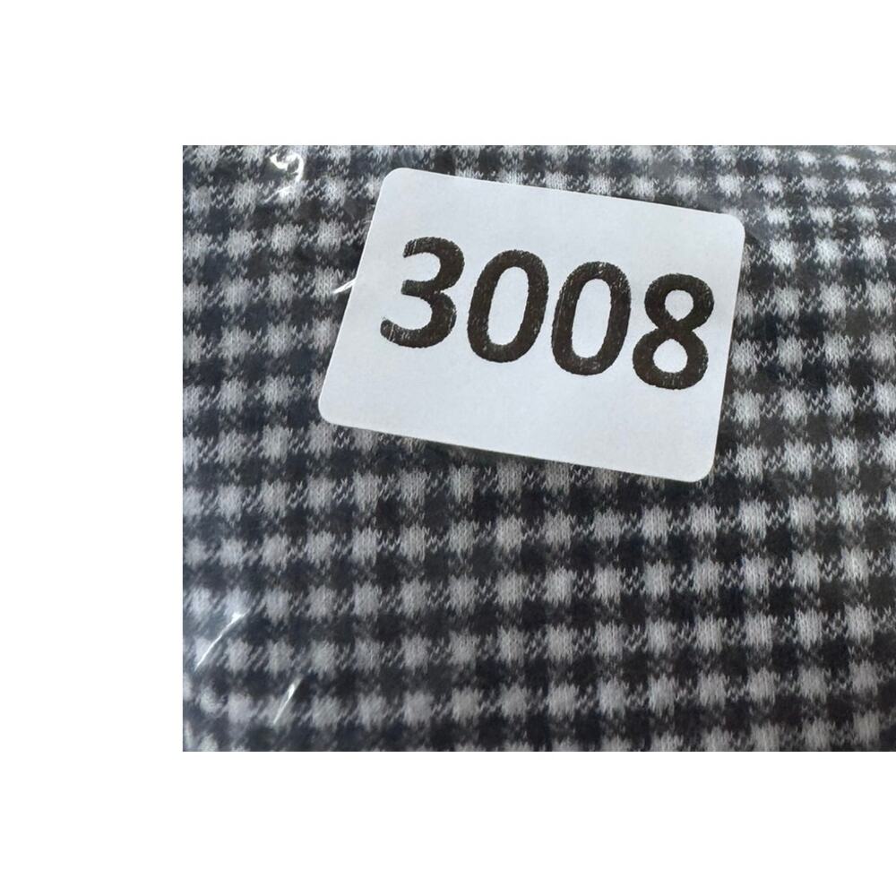 J. Jill Small Petite SP V Neck Dress Black White Check Cotton Modal Rayon - Picture 12 of 12